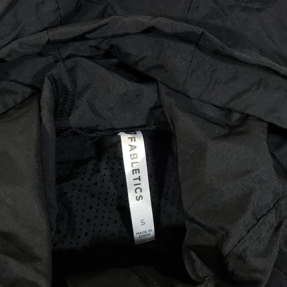 Fabletics Womens Solid Black Zip Up Jacket Small - image 2